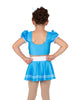 Flight Attendant Puff Sleeve Crop Top