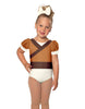 Karate Animals - Red Panda - Kung Fu Panda Puff Sleeve Leotard