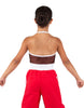 Snackers Chocolate Halter Binding Crop Top