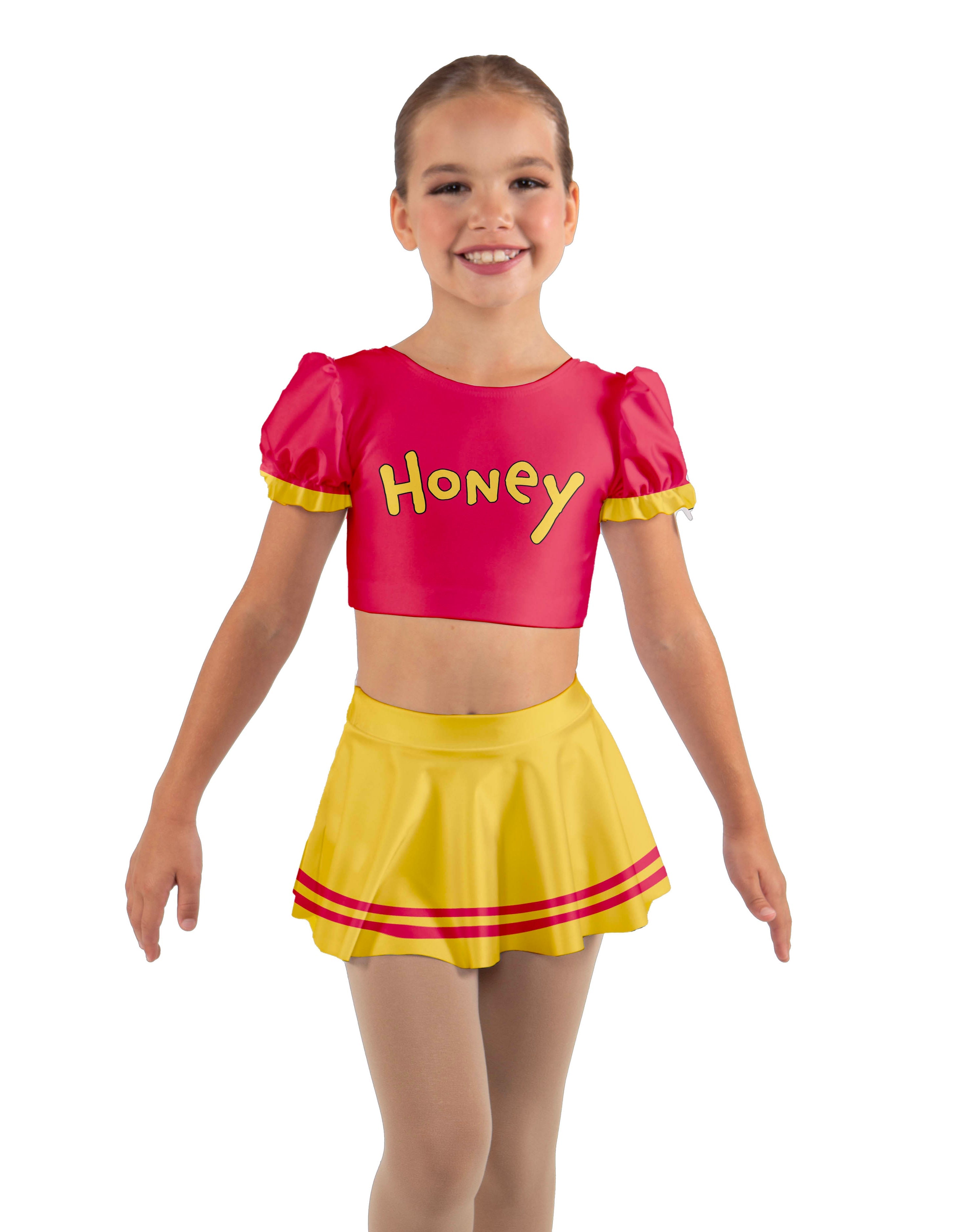 Little Pooh Bear Top Skirt