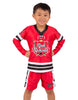 Penalty Box - Hockey Boys LS V Neck Shirt