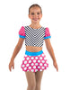 Banana Split Puff Sleeve Crop Top