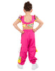 Candy Crush Zipper Cargo Pants with Straps