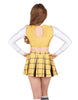 Totally Clueless LS Tneck Keyhole Back Crop Top