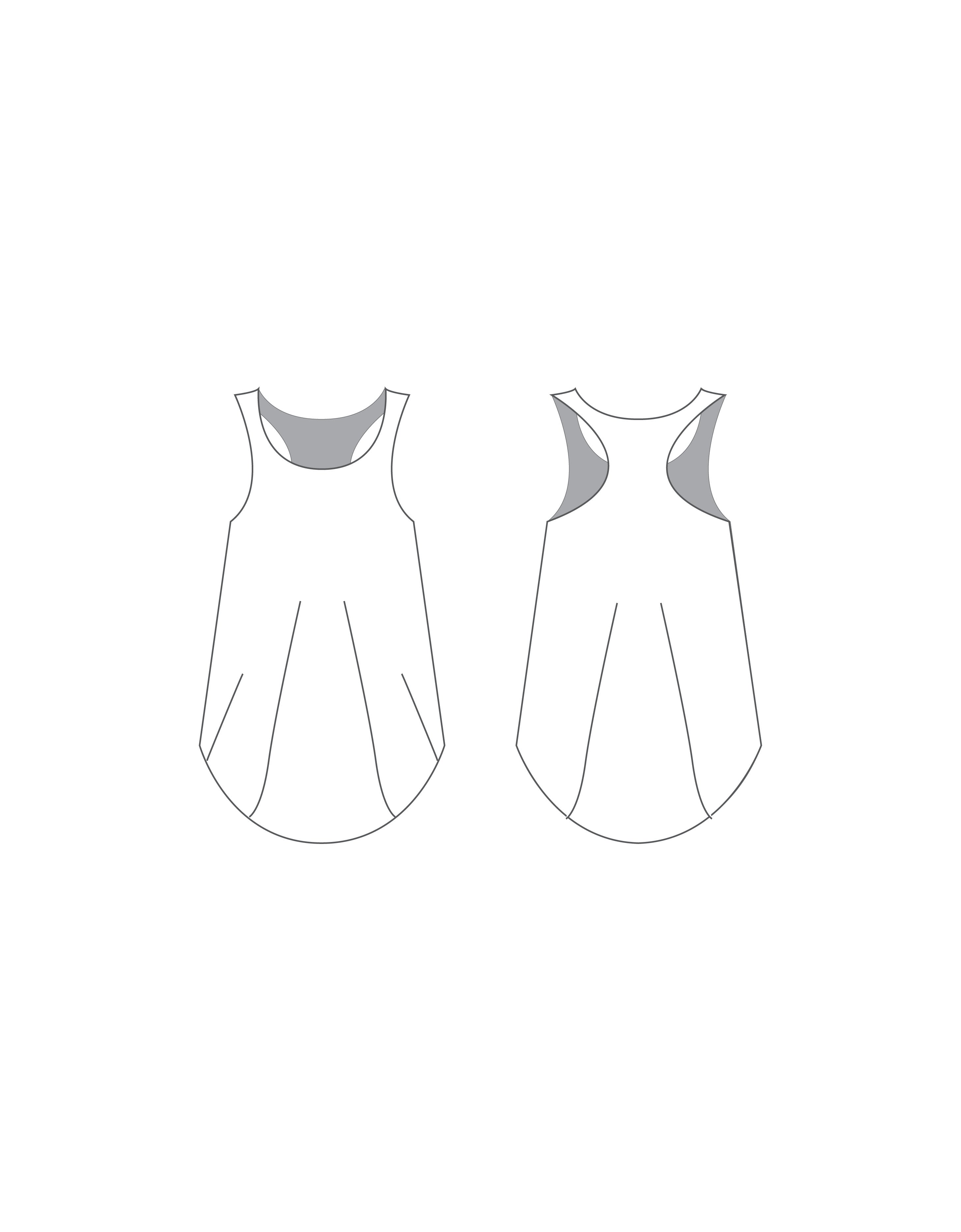 Custom Inked Tranquil Edge Top - ITY White