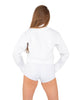 Solid Fleece Cropped Varsity Jacket