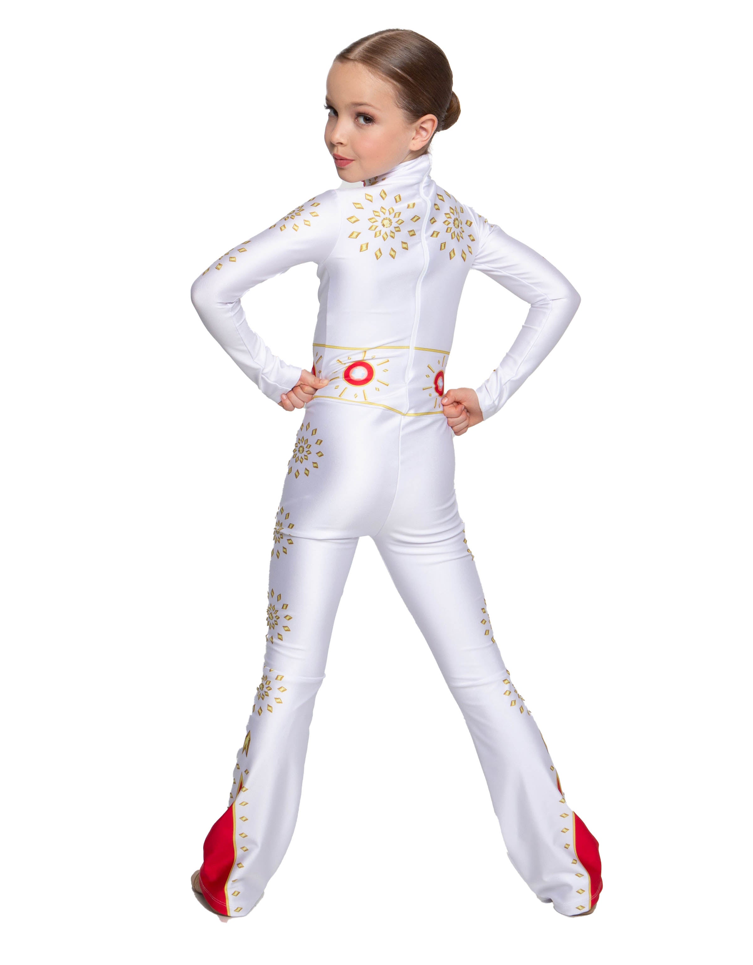 Elvis LS TNeck Zip Back Unitard