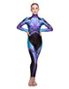 Futuristic LS TNeck Zip Back Unitard