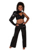 Liquid - Black Flat Sequin Tap Pant