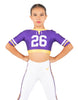 Field Goal Short Sleeve Crop Top