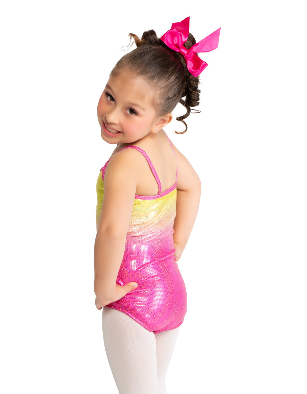 Custom Inked Reversible Cami Leotard 2 Fabrics - Lycra & Hologram