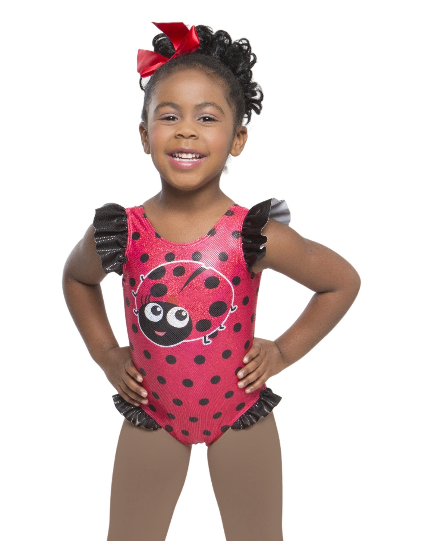 Boogie Bug Ball Bug Tank with Gather Sleeve and Legs Leotard