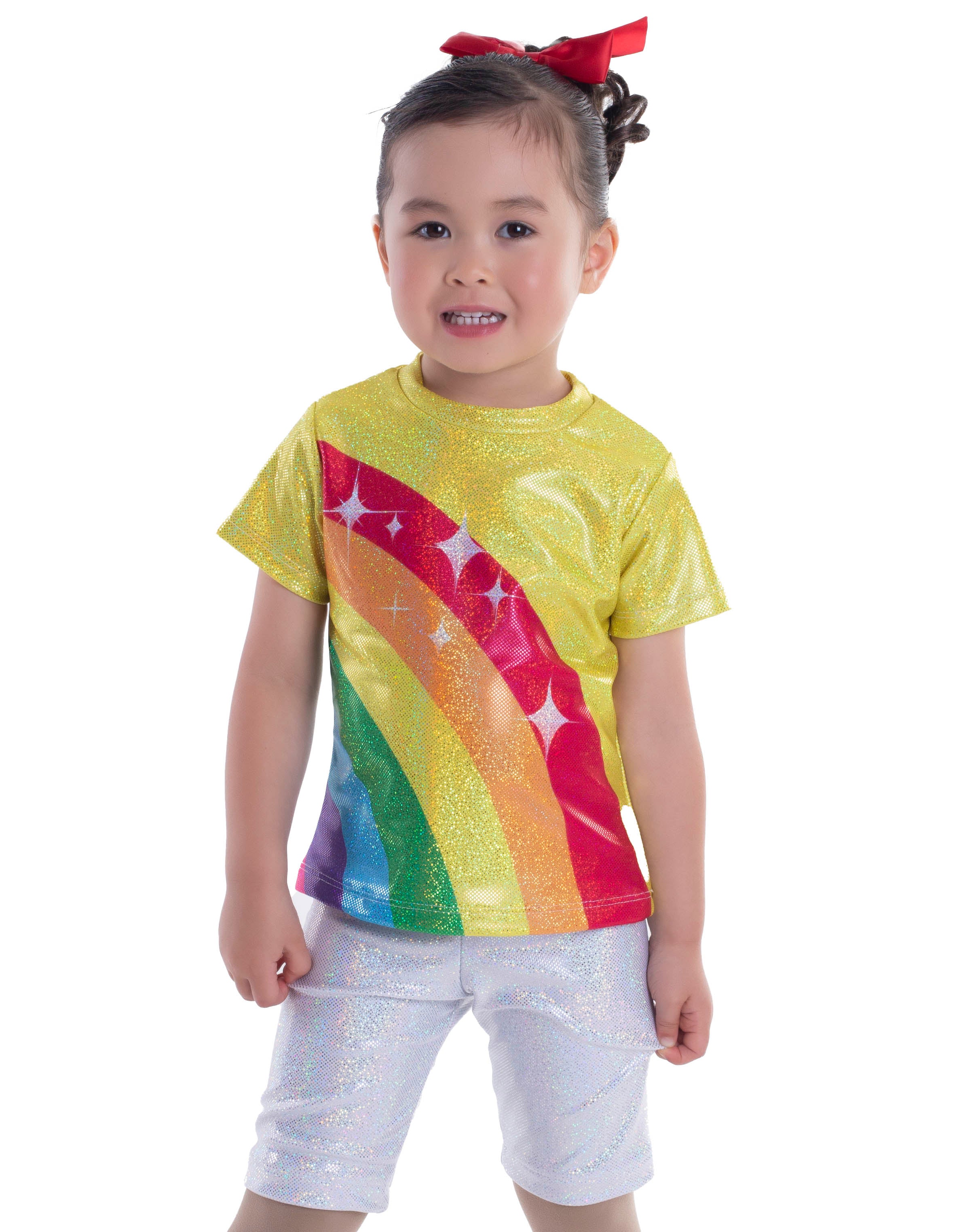 Riding A Rainbow Solid T-Shirt