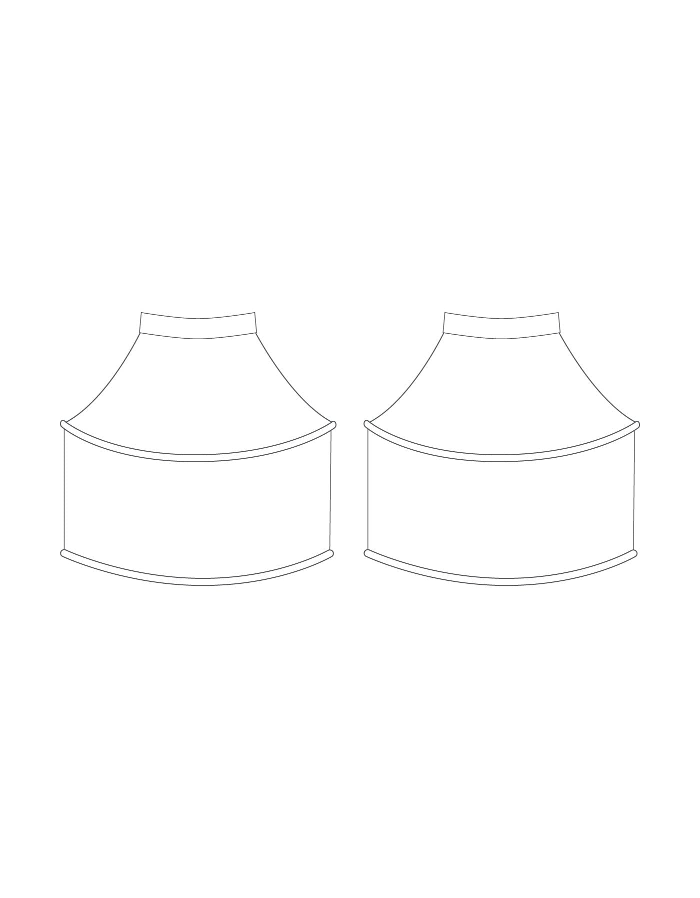 Custom Inked Character Hoop Skirt - Lycra