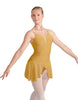 Solid Lycra Regal Leotard with Peplum