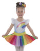 Riding A Rainbow Ombre Top Skirt