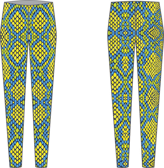 Custom MDC Python High Waisted Leggings