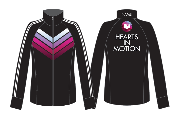 Custom Hearts In Motion Yoga Jacket