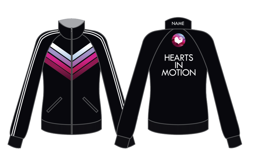 Custom Hearts In Motion Jockey Jacket