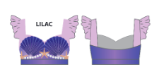 Custom Under the Sea Sweetheart Crop Top With Gather Sleeves