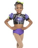 Itsy Bitsy Spider Puff Sleeve Crop Top