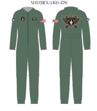 Custom Top Gun Jumpsuit