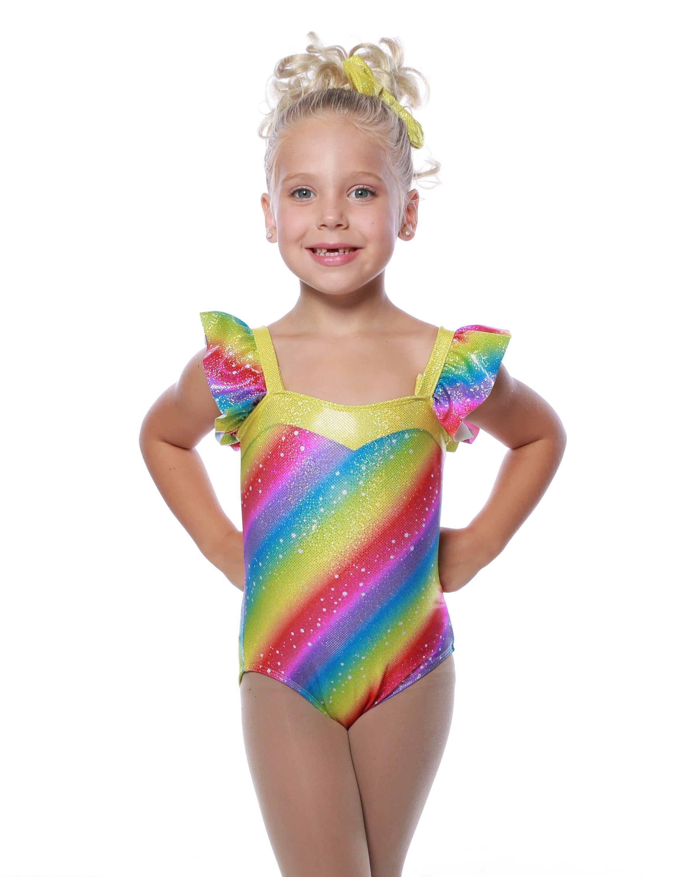 Rainbow Bright Sweetheart Ruffle Leotard - Hamilton Theatrical