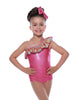 I Want Candy One Shoulder Leotard with Ruffle - Hamilton Theatrical
