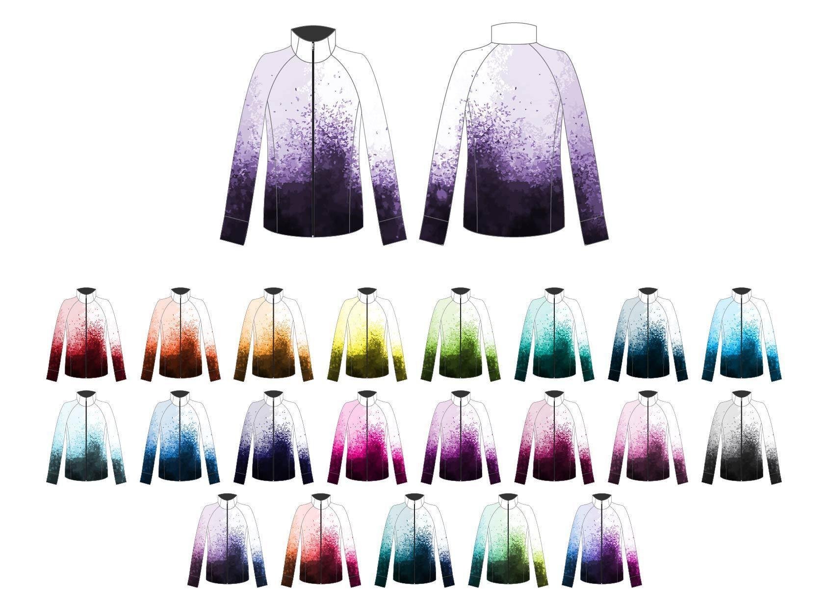 Watercolour Yoga Jacket - Hamilton Theatrical