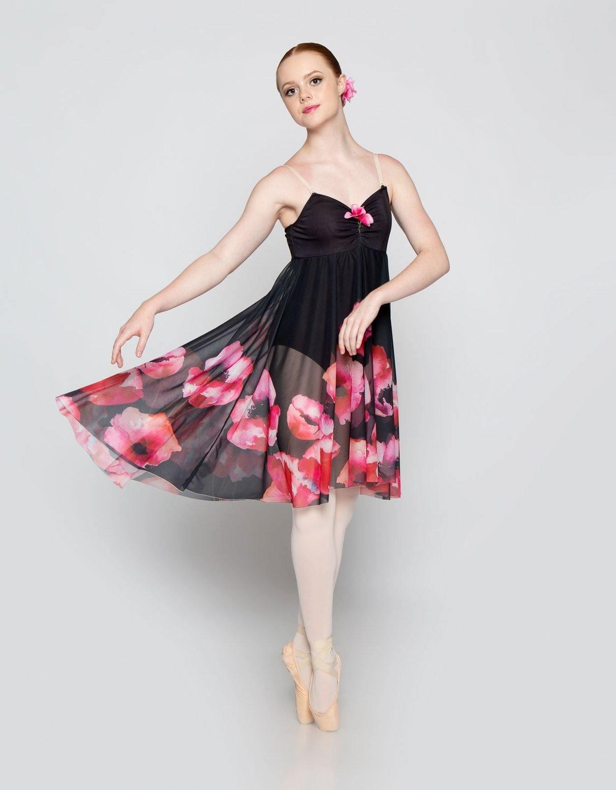 Bouquet Chiffon Long Dress - Hamilton Theatrical