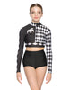 Jester LS Tneck Triangle Back Crop Top - Hamilton Theatrical