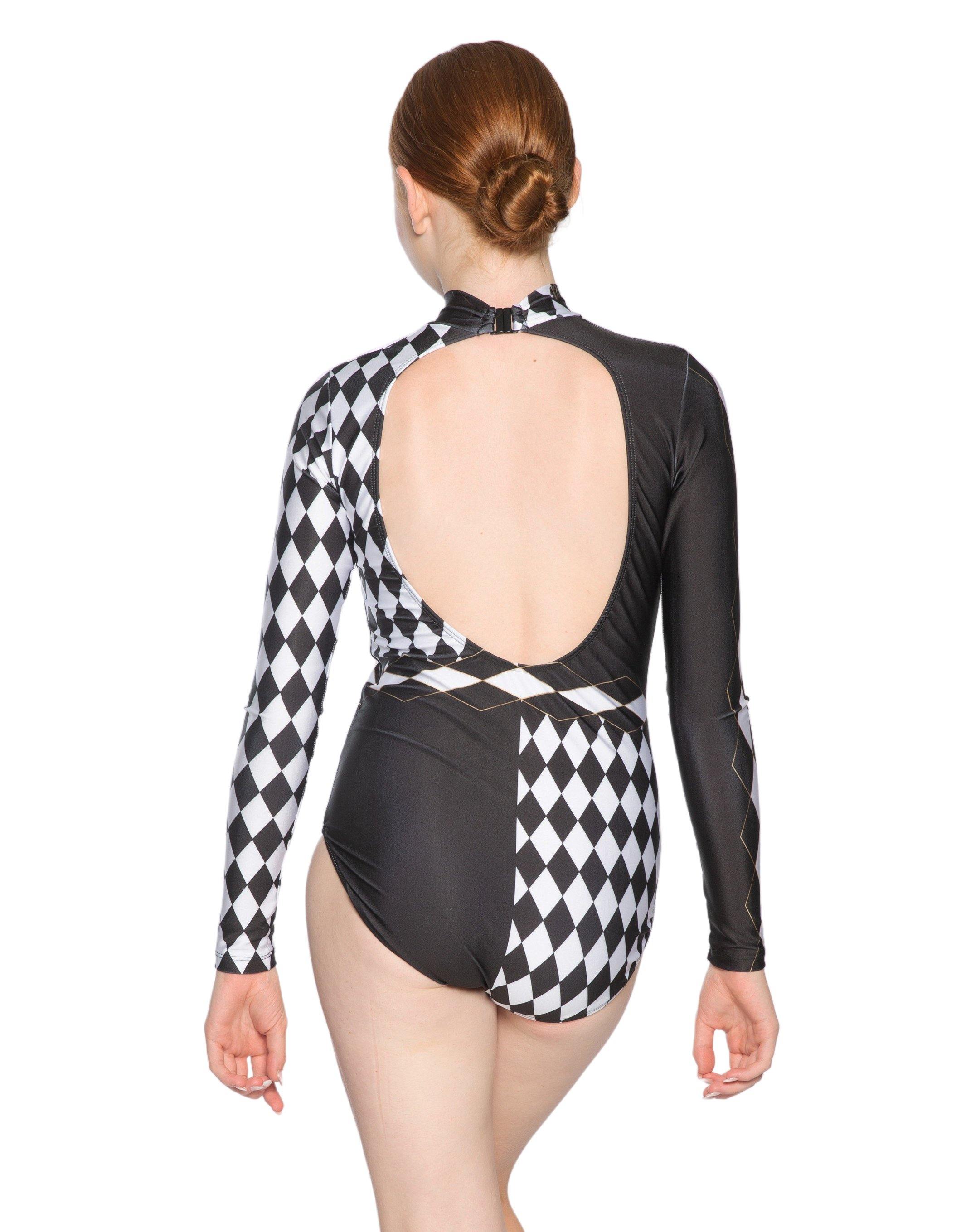 Jester LS Tneck Open Back Leotard - Hamilton Theatrical