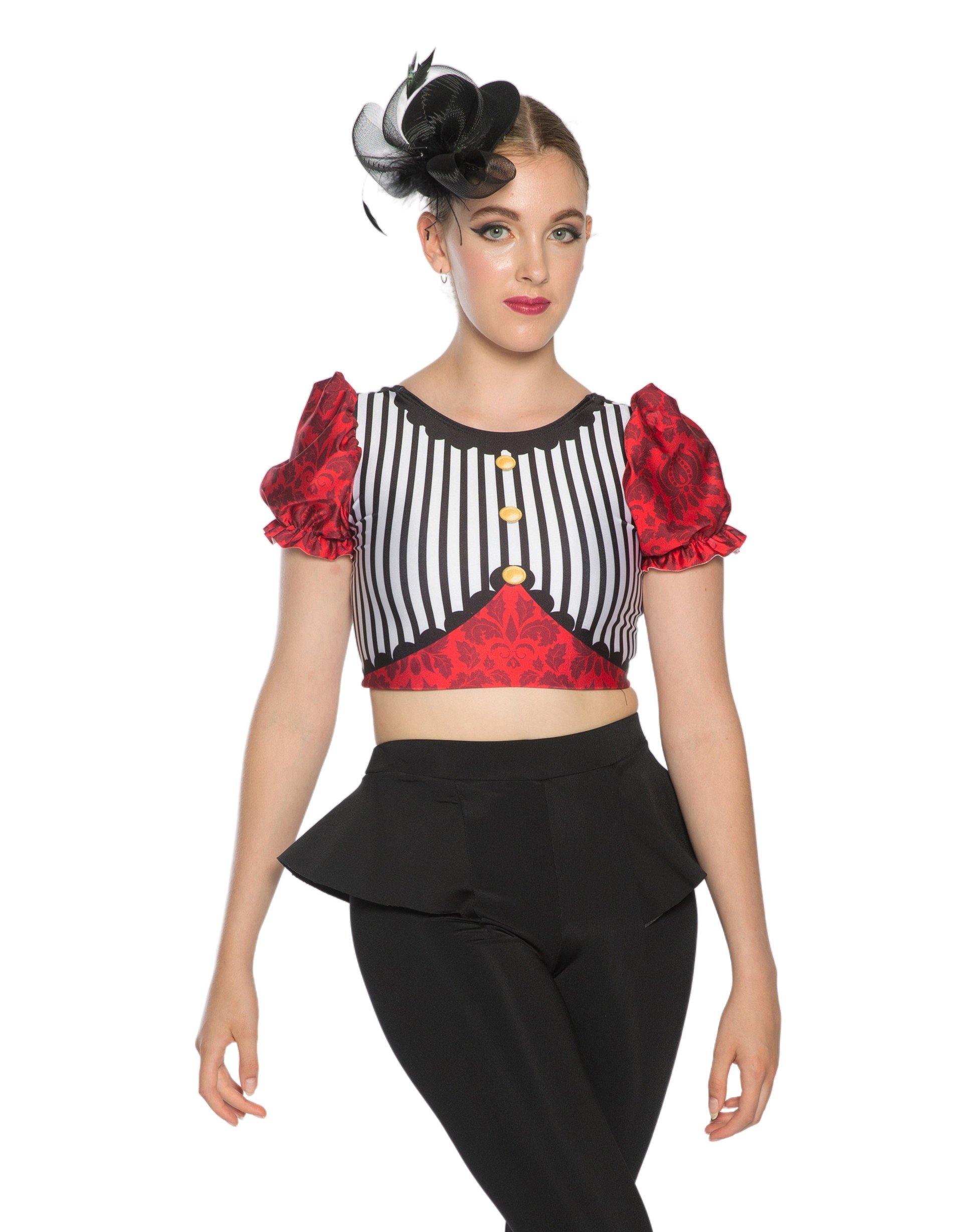 Cirque Puff Sleeve Crop Top - Hamilton Theatrical