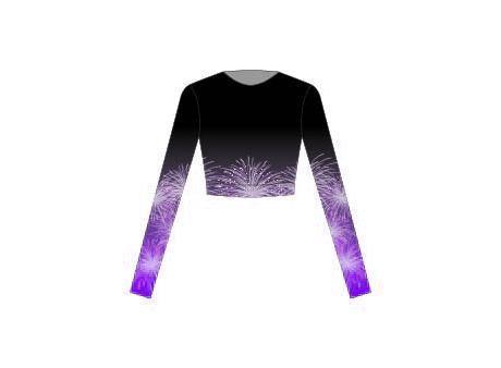 Fireworks Long Sleeve Crop - Hamilton Theatrical