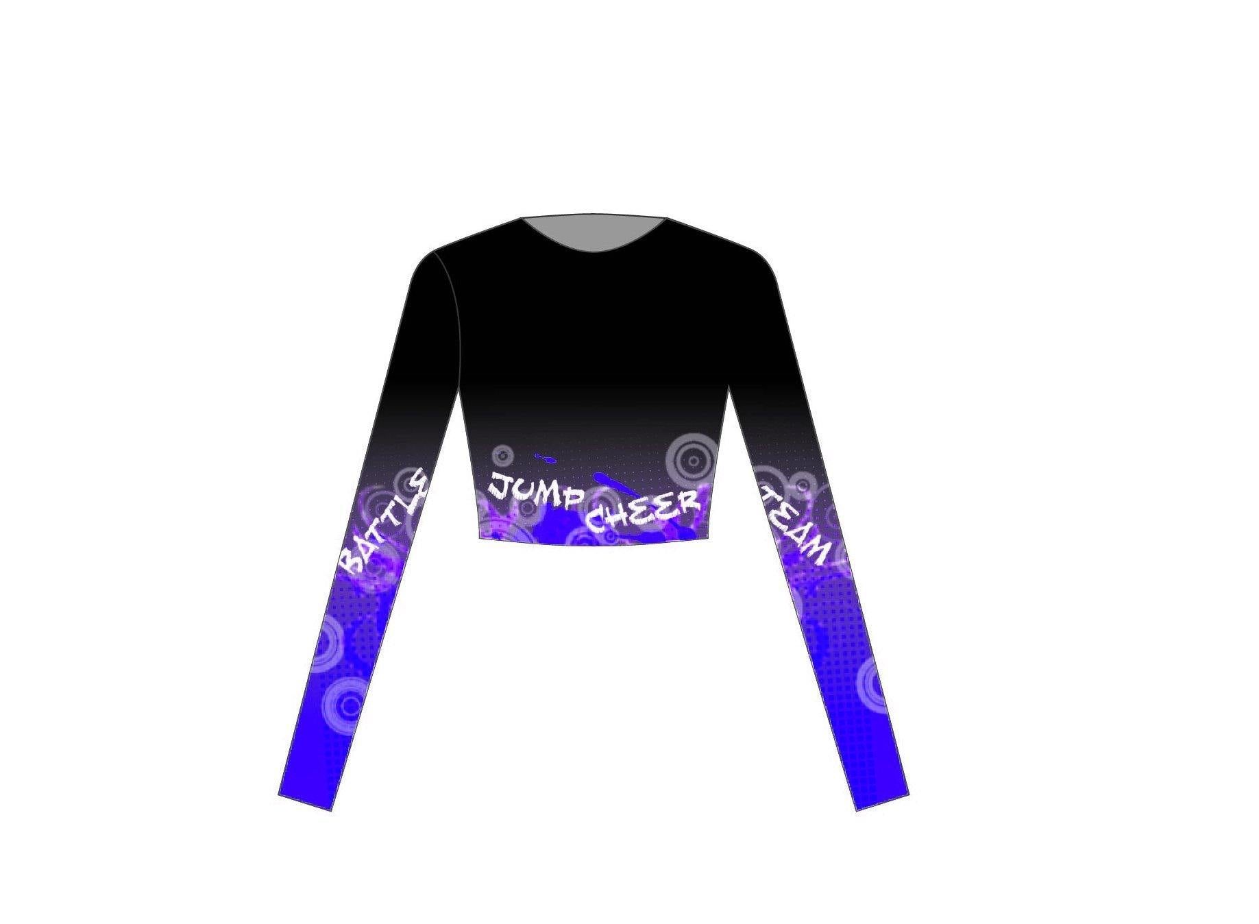 Graffiti Long Sleeve Crop - Hamilton Theatrical