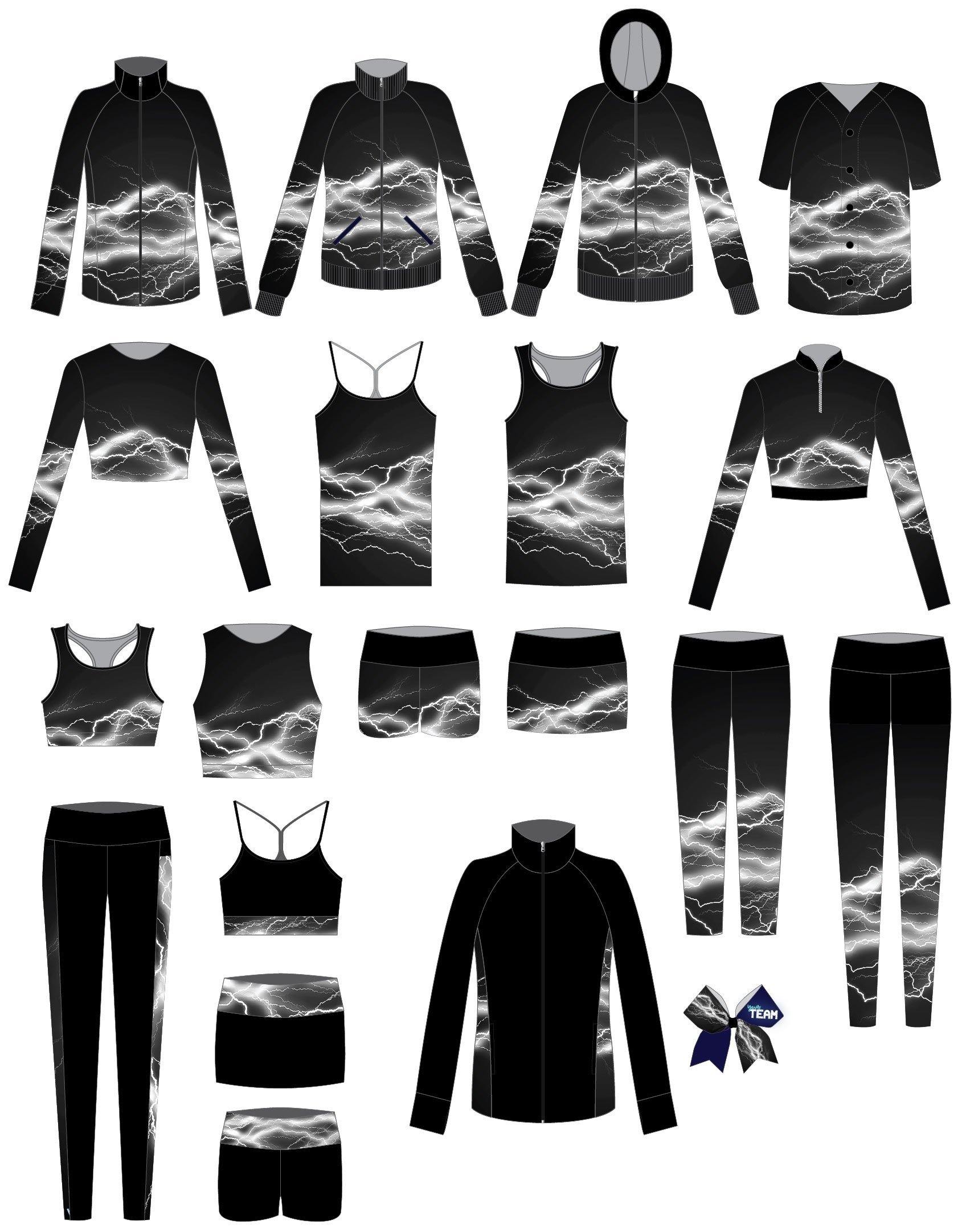 Lightning Panel Skate Legging - Hamilton Theatrical