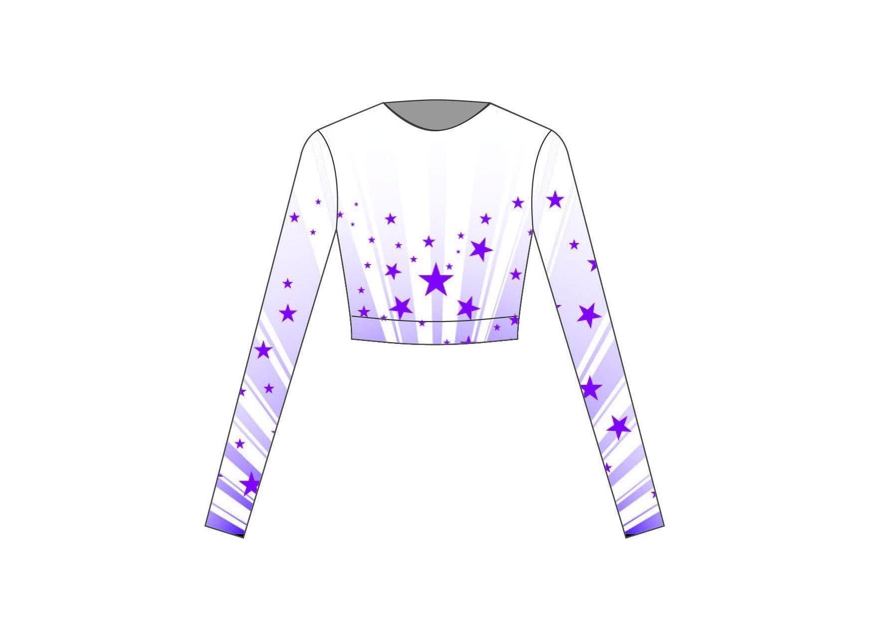 Rays Long Sleeve Crop - Hamilton Theatrical