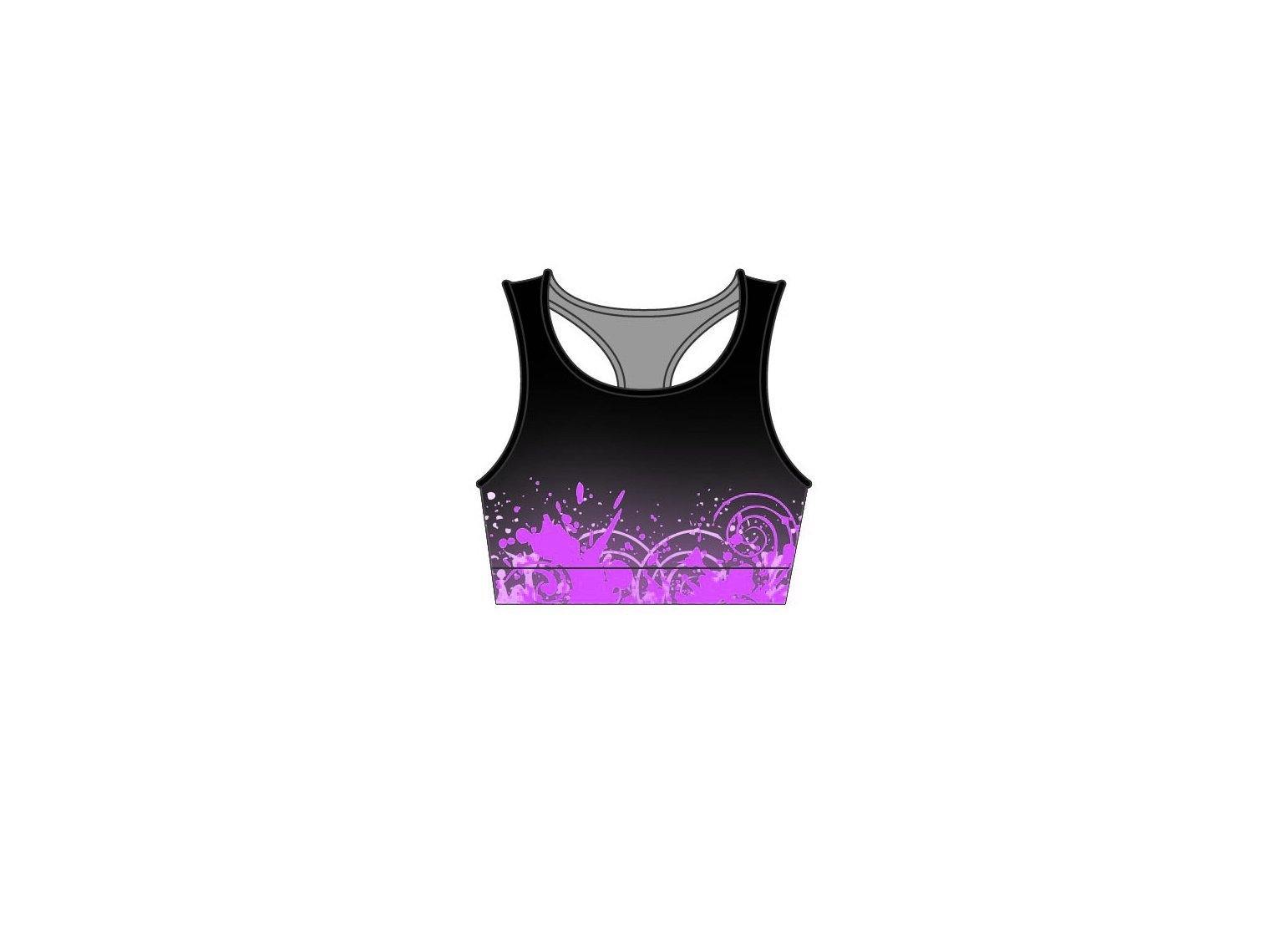 Splatter Racer Back Crop - Hamilton Theatrical