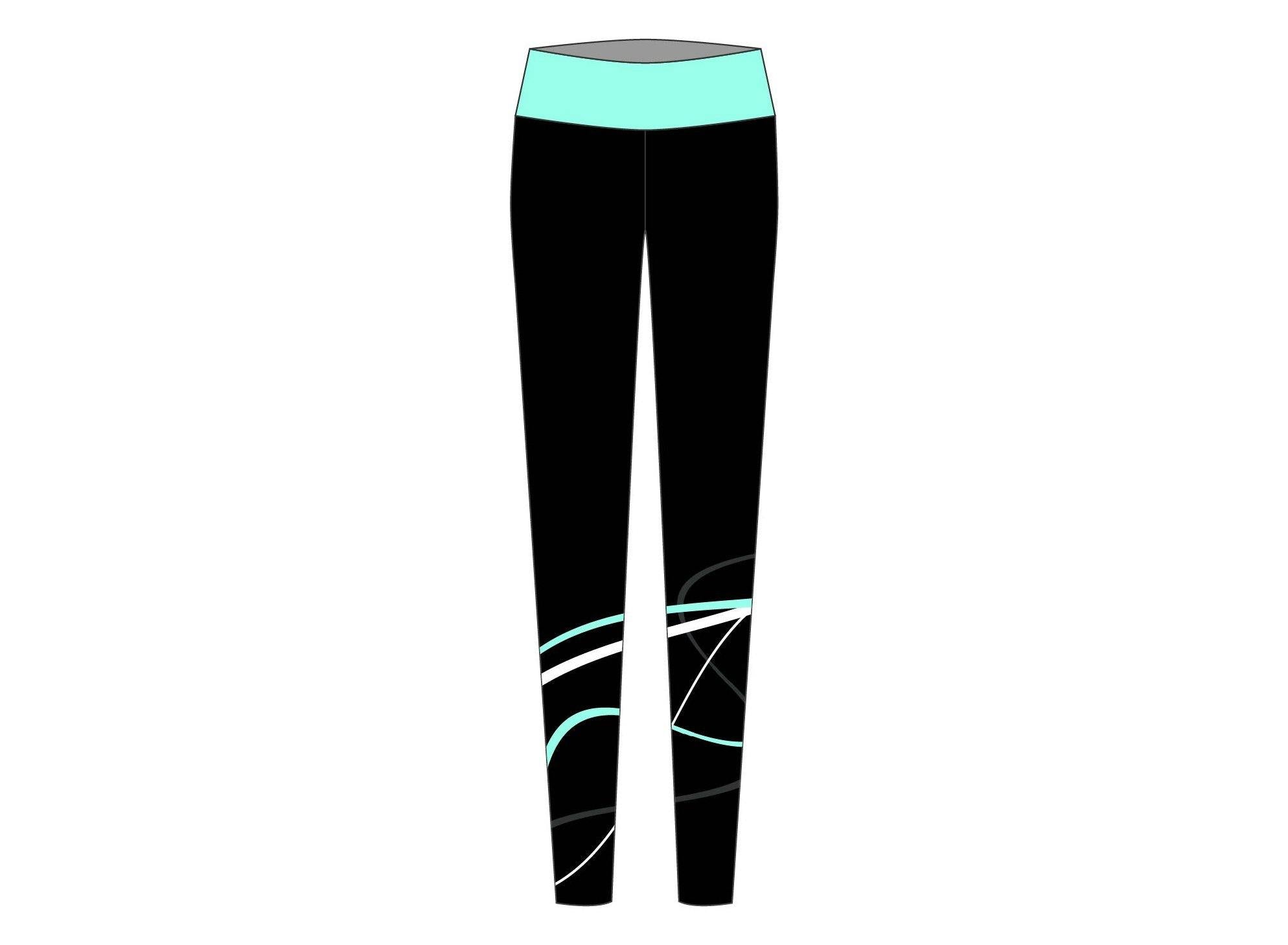 Swirls Yoga Legging - Hamilton Theatrical