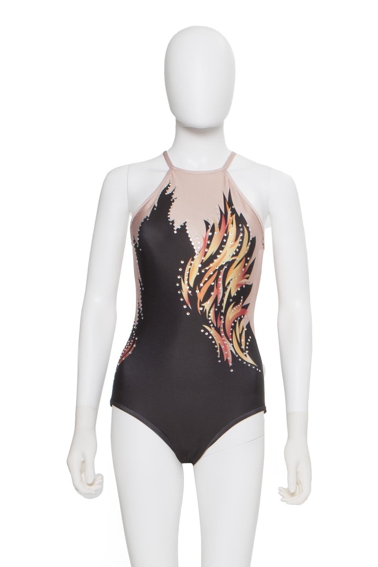 Flare Halter Leotard - Hamilton Theatrical