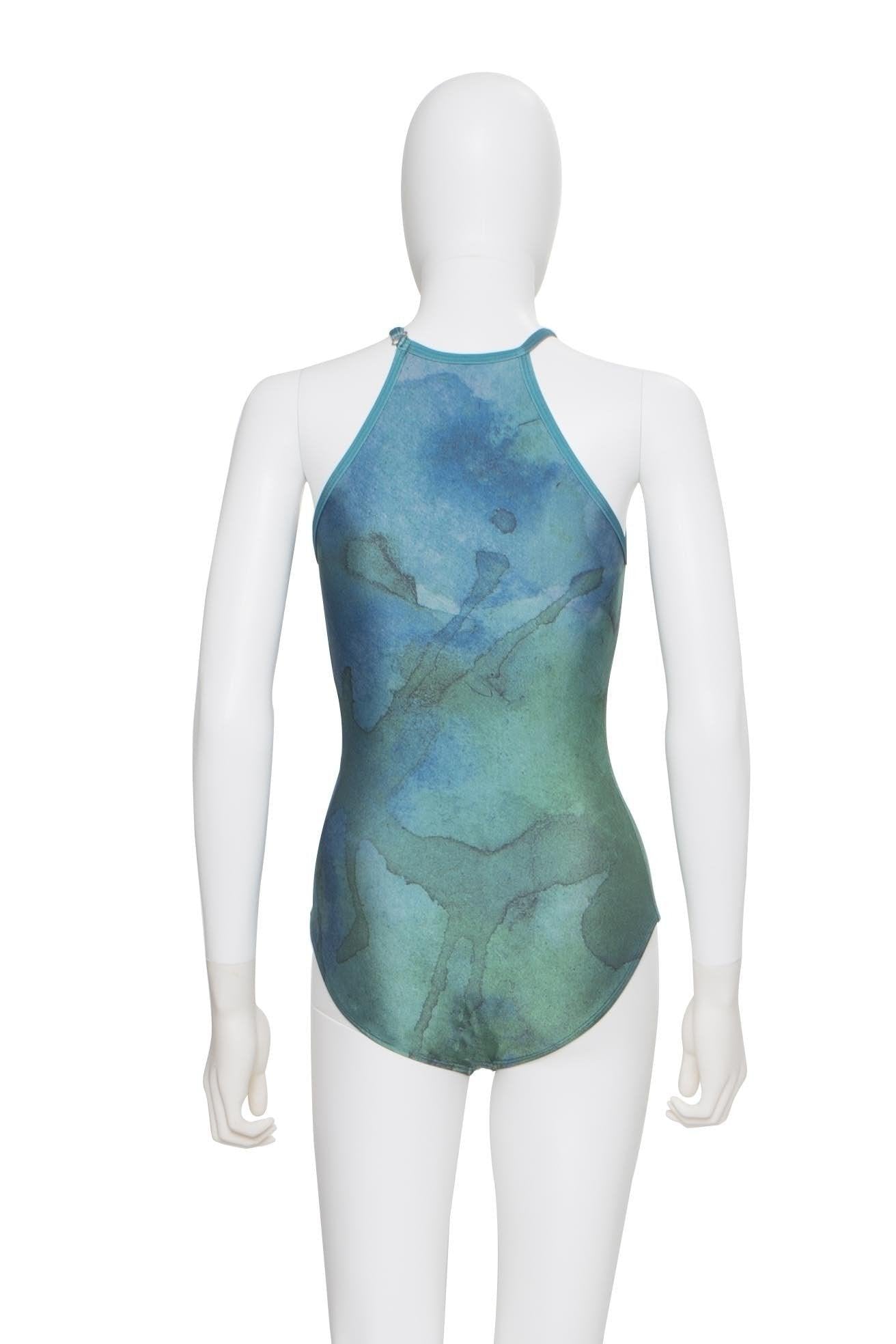 Watercolours Halter Leotard - Hamilton Theatrical