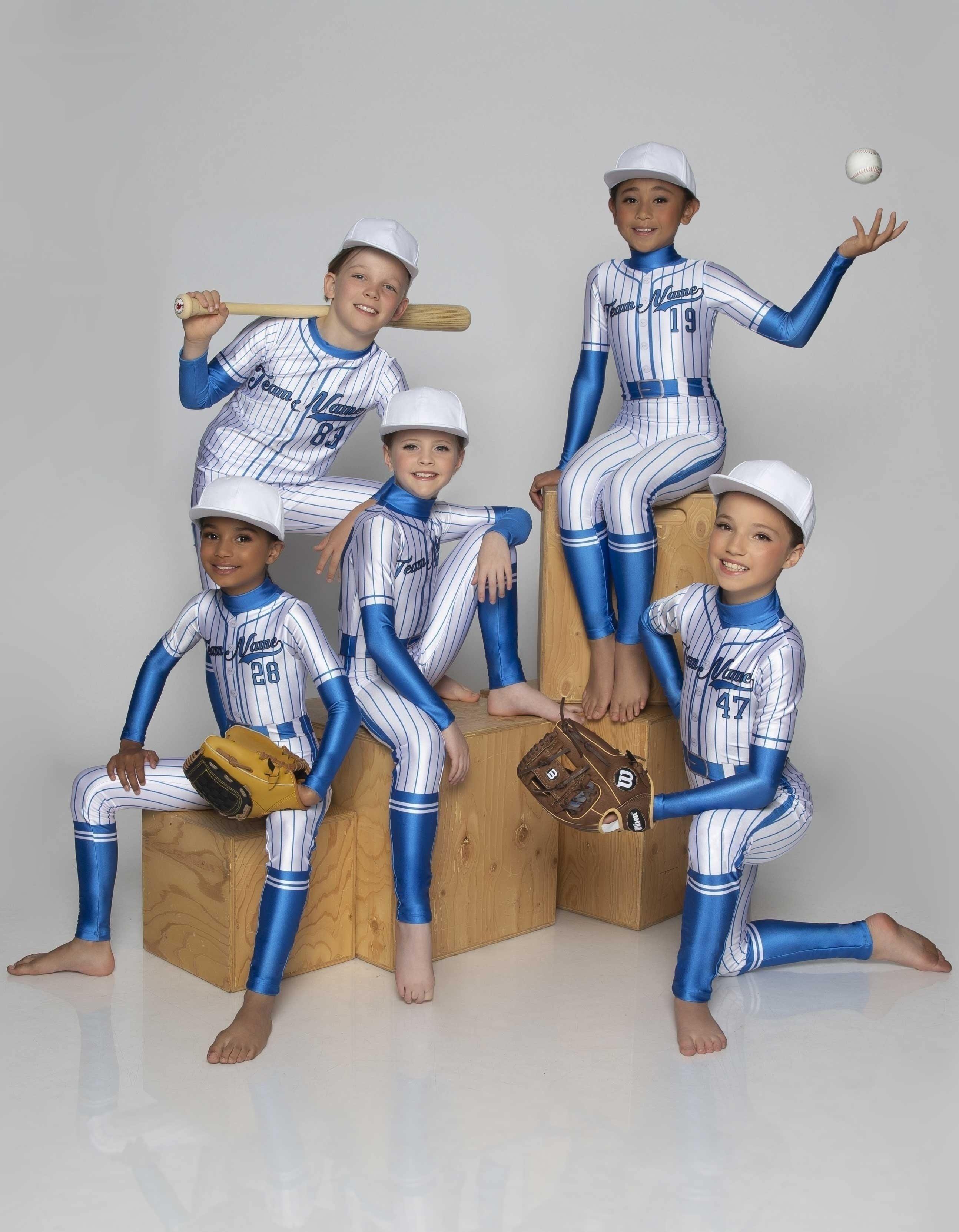 Baseball LS Unitard - Hamilton Theatrical