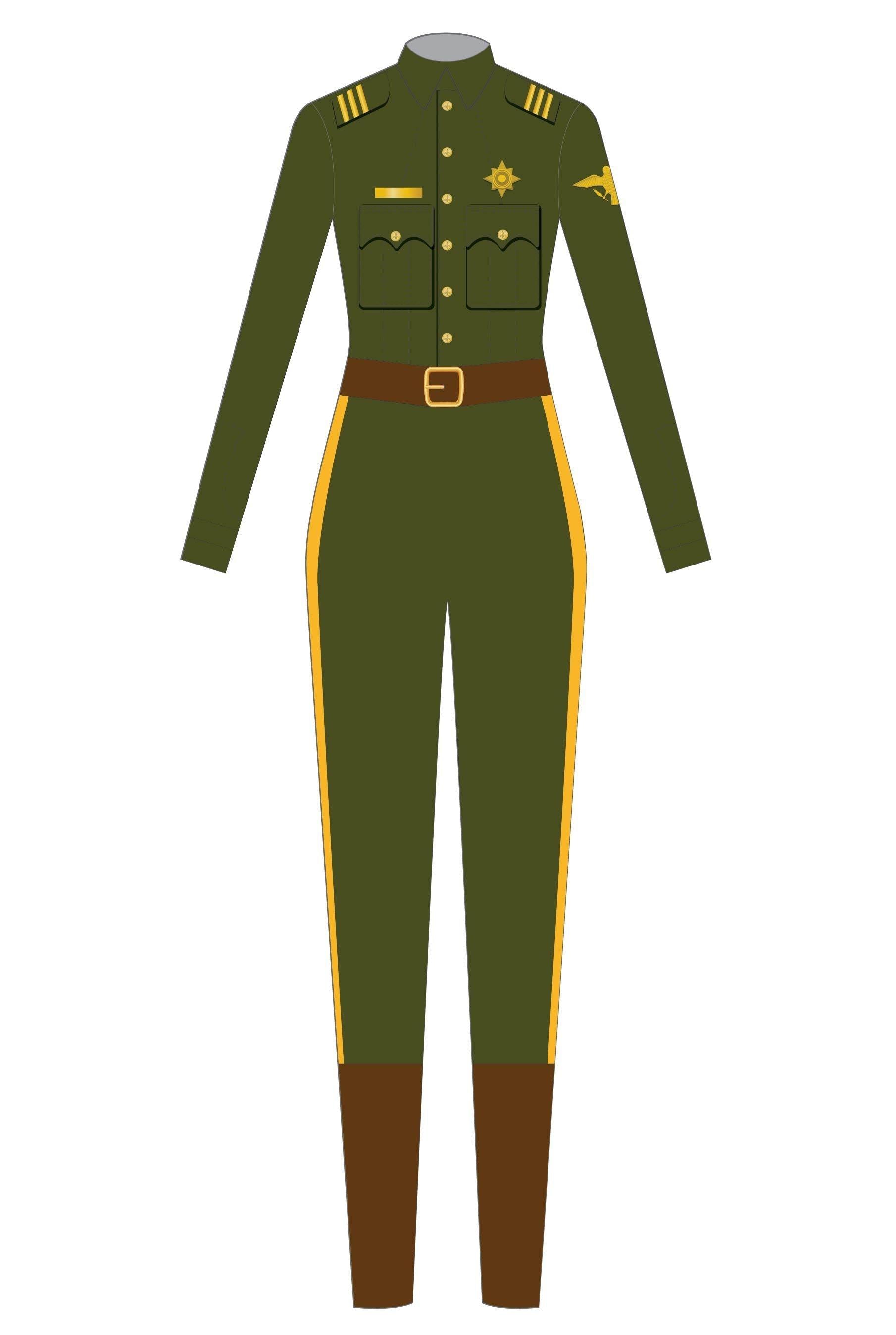 Military LS Unitard - Hamilton Theatrical