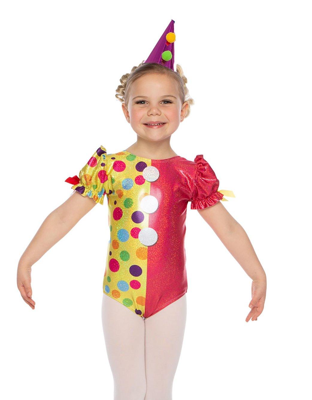 Clowning Around Puff Sleeve Leotard - Hamilton Theatrical