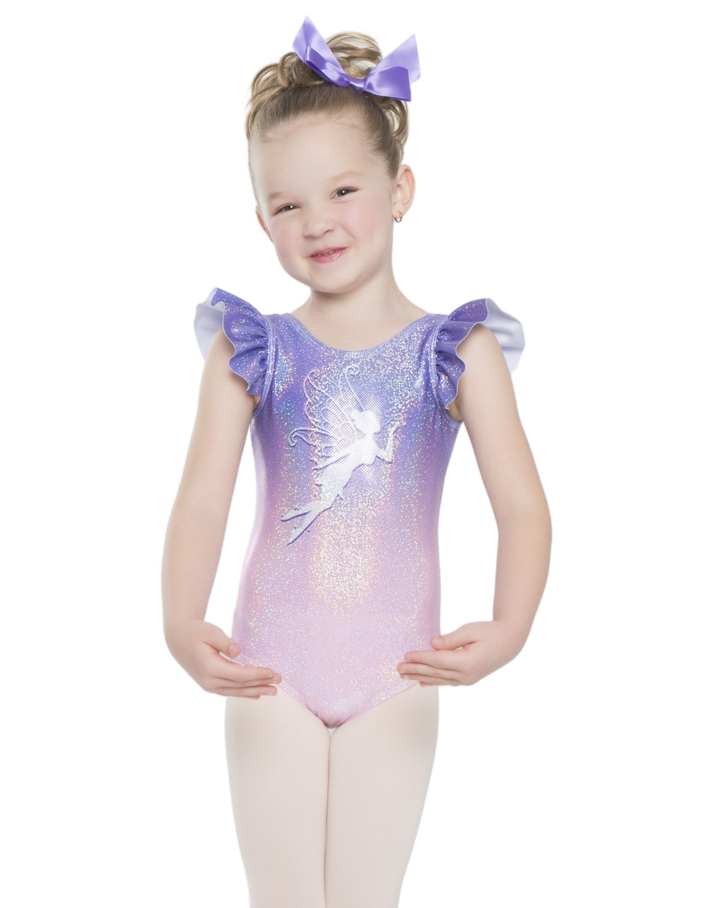 Fairy Ballet Bubbles Tank Gather Sleeve Leotard