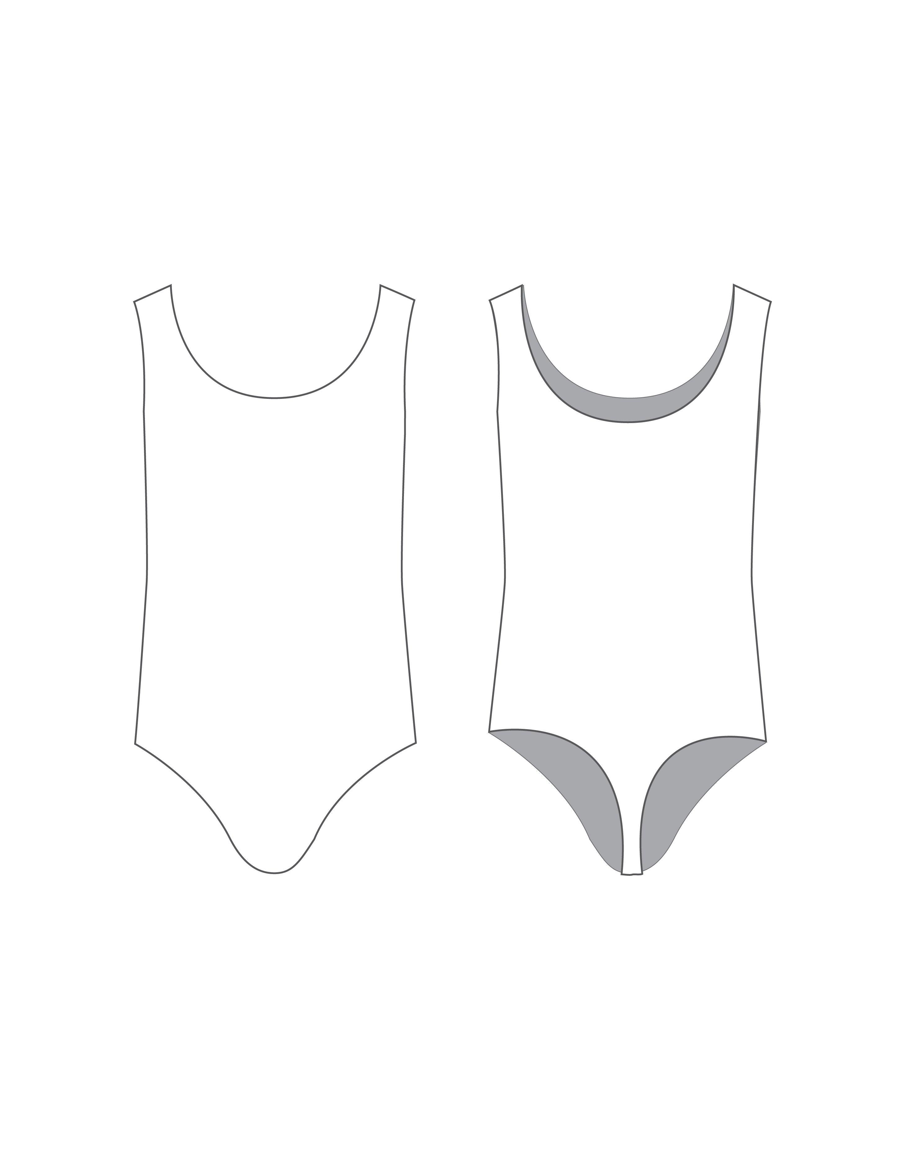 Custom Inked Lycra Men's Tank Leotard - Hamilton Theatrical