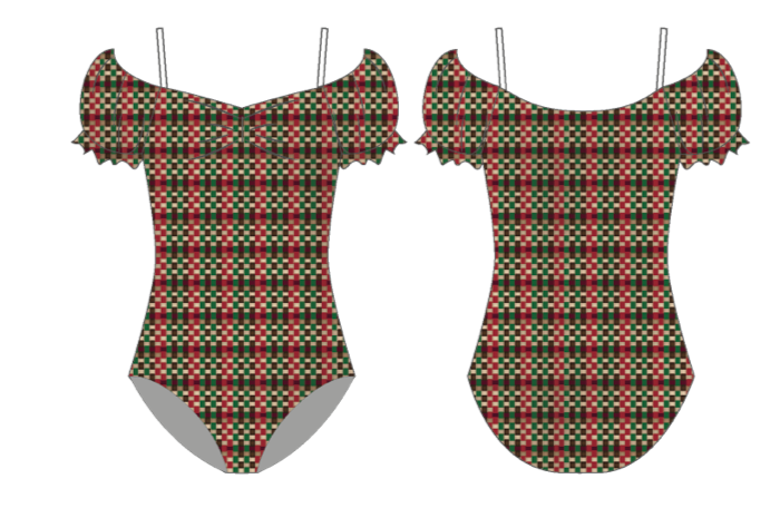 Custom Mama Ogre Puff Sleeve Leotard