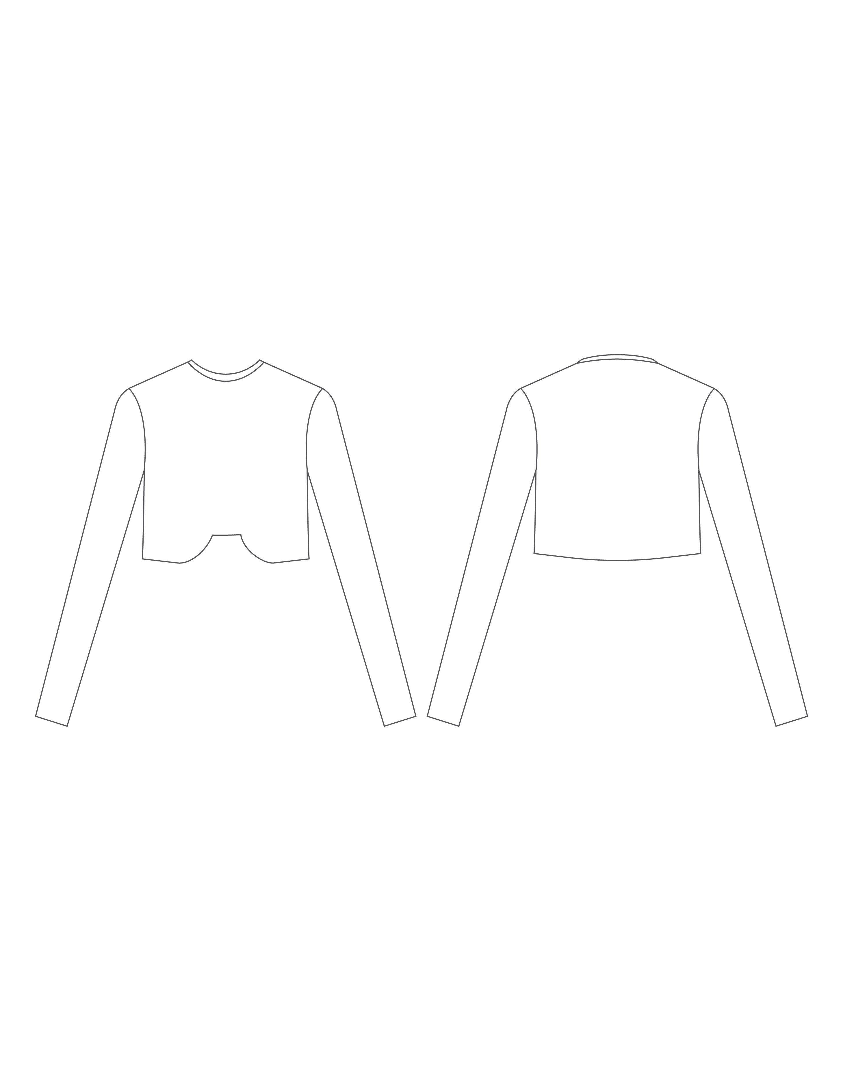 Custom Inked Minis Lycra Faux Suit Crop Top - Hamilton Theatrical