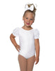 Solid Lycra Puff Sleeve Leotard - Hamilton Theatrical