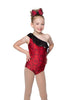 Spanish One Shoulder Leotard with Ruffle - Hamilton Theatrical